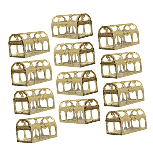 MOTHNUR 12個 欧式婚礼? 箱形喜糖盒 ディ収納ボックス 包装対応 パーティー 誕生日用 華やかで目を引くデ