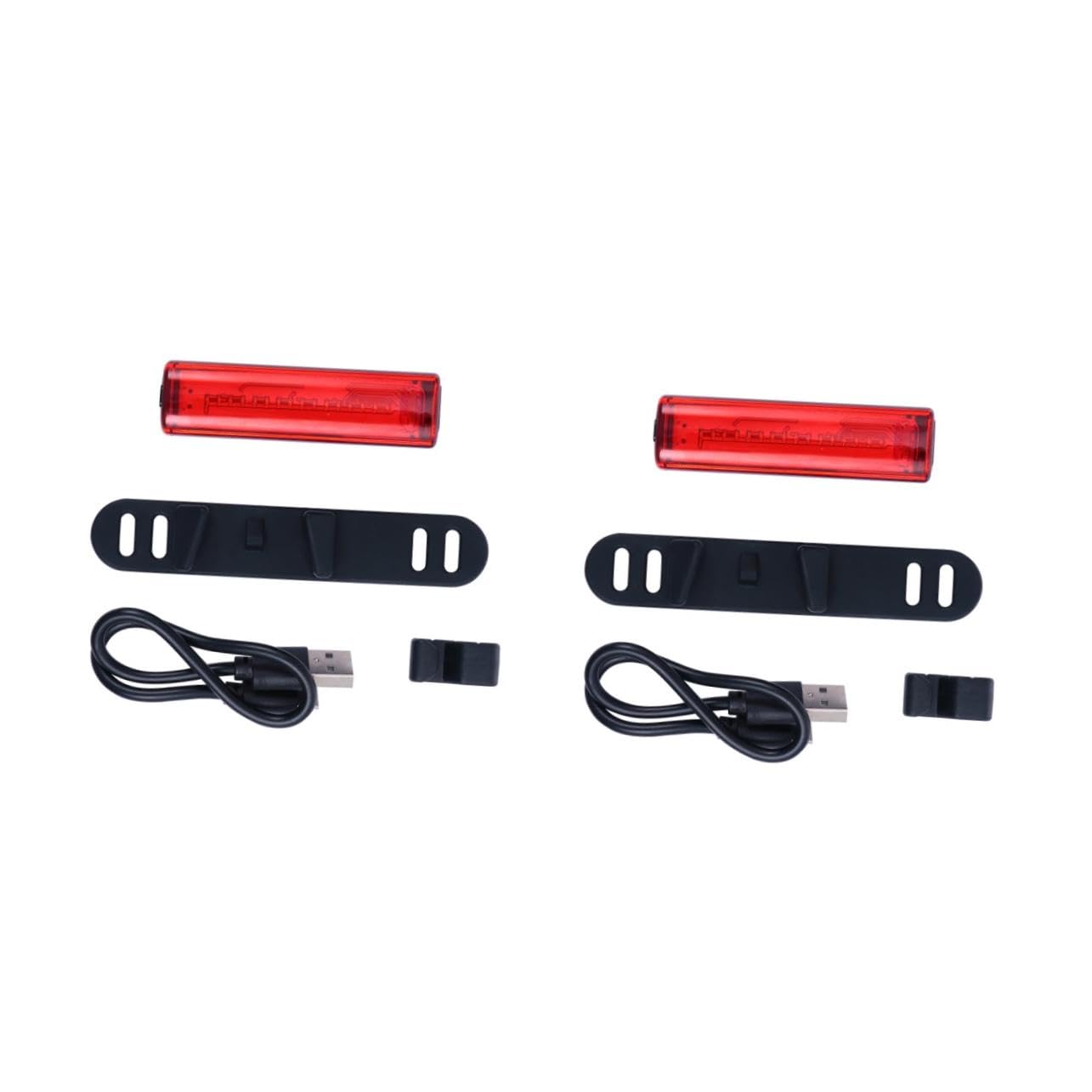 TOYANDONA Luce di Coda di Ricarica USB LED Posteriore Ciclismo per fanale Posteriore Leggero Ciclo fanalino Posteriore Bici Luce di Coda di Bici di Segnalazione plastica Rosso