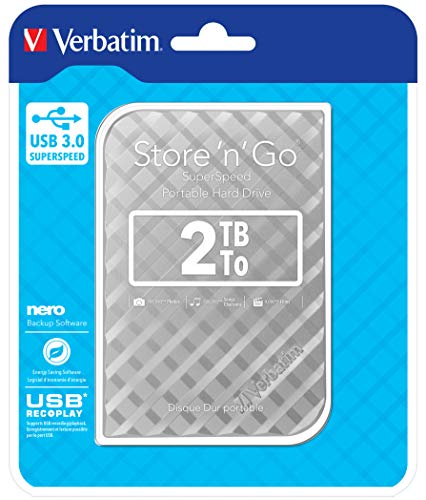 Verbatim 947962 Hard-Disk Store'n'Go Gen 2 Usb 3.0, 2 Tb - 5
