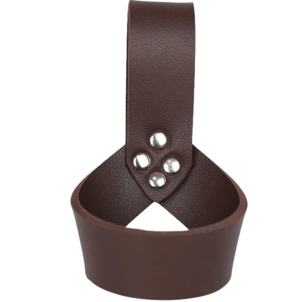 YYKSYDPT Men’ Medieval Scabbard Belt Renaissance Knight Leather Sword Holder Viking Costume LARP Accessories