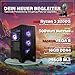 HYPER BYTE® Essential Gaming PC - Computer mit AMD Ryzen 3 3200G mit 4,0 GHz | Vega 8 | 16GB DDR4 RAM | 256GB SSD | Gamer Tower Desktop | USB 3.0 | WLAN | Windows 11 Pro