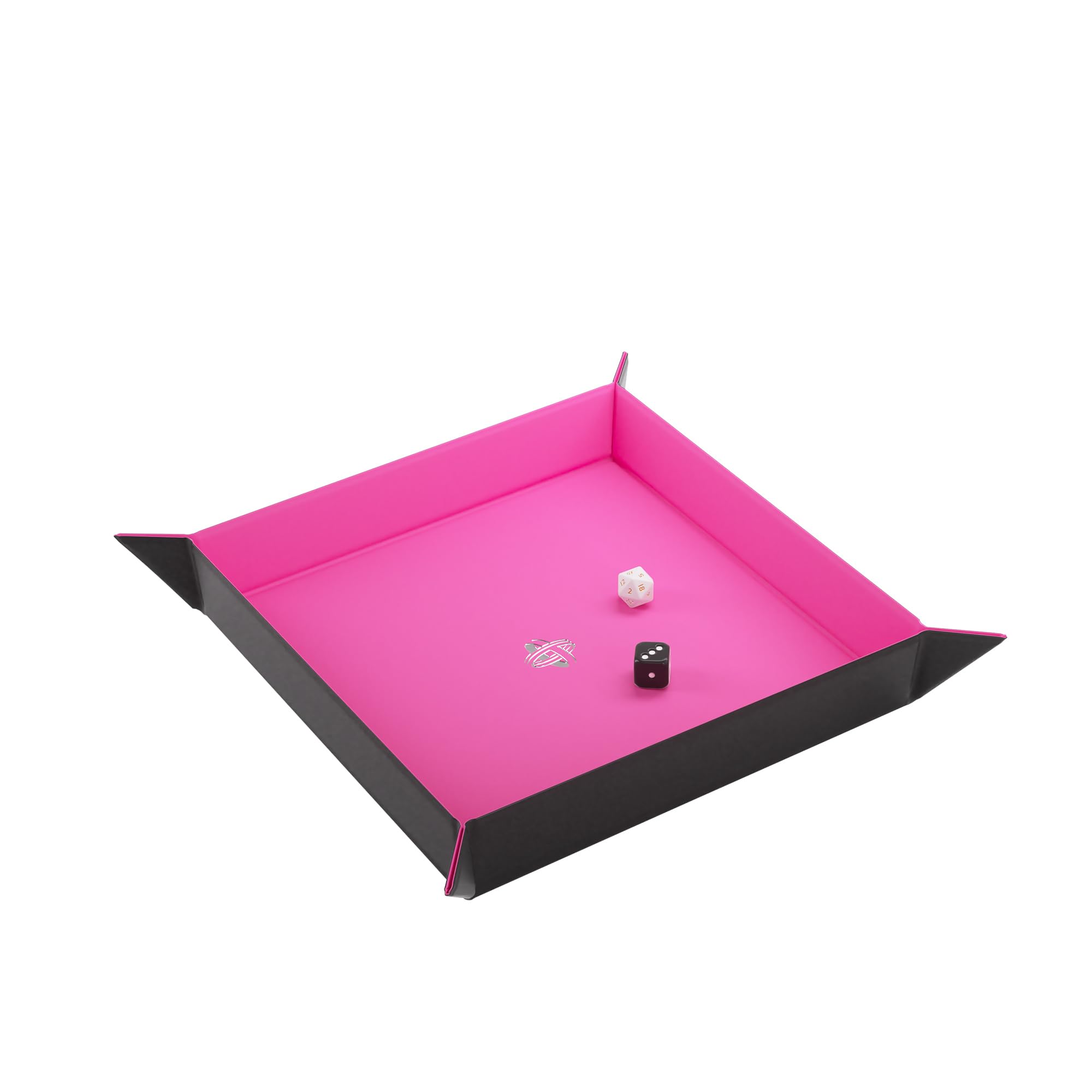 Magnetic Dice Tray Square Black/Pink