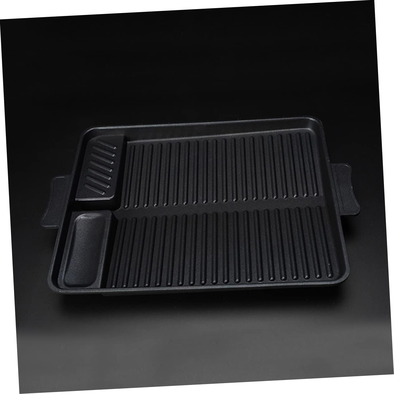 Generic Outdoor Rectangular Bakeware Bbq Griddle Pan Non-stick Barbecue Plate Grill Plate Easy to Clean Dishwasher Safe Perfect for Bbq Parties