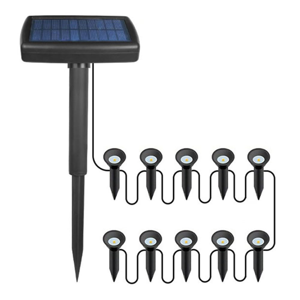 Peowuieu Solar Powered Small Speaker Ground Light Outdoor Path Light Garden Light Atmosphere Decorative LED Light