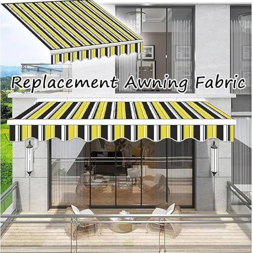 Tela de repuesto para toldo rota cubierta protectora parasol terraza 4x3m 3