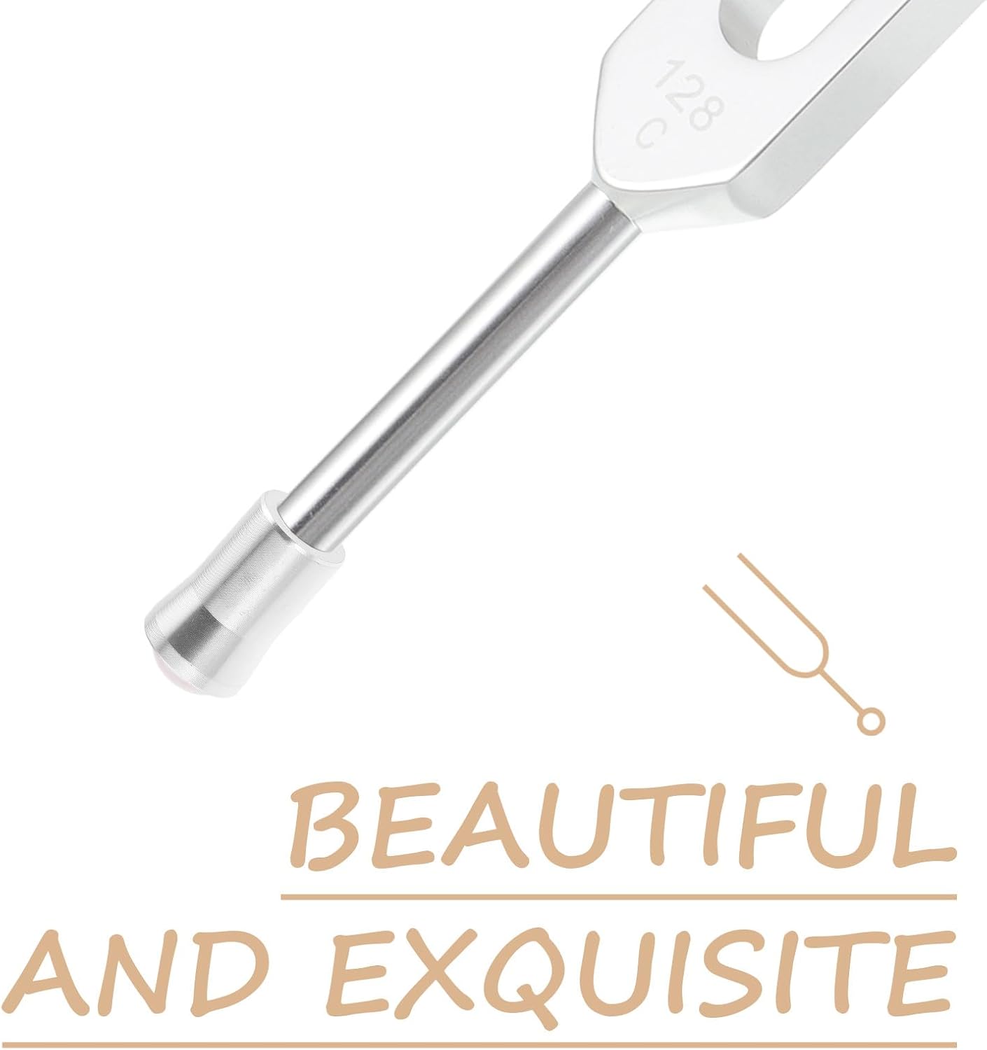 1 Set Tuning Fork Holder Metal Base Fork Stands For Percussion Instruments Smooth Support For Music Therapy And Home Use Silver