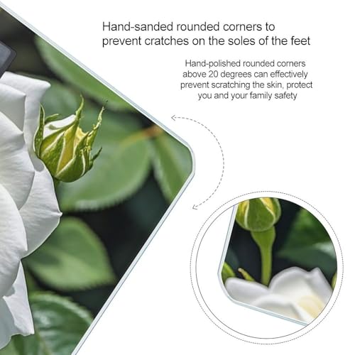 Báscula digital White Rose para peso corporal con vidrio templado miniatura 4