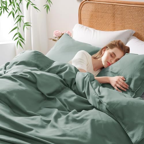 PHF Cooling Duvet Cover Queen Size, 85 Rayon Derived from