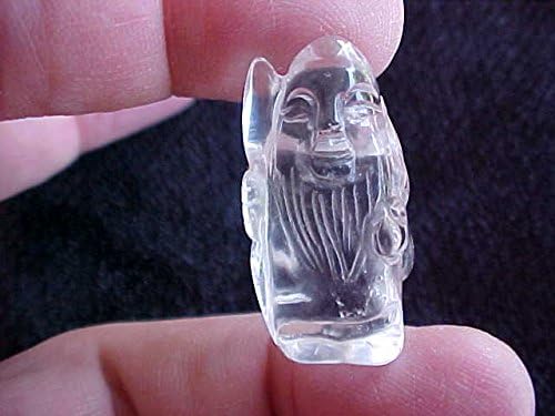 X5721 Gemqz Clear Quartz Buddha From Brazil Nice !!!!!