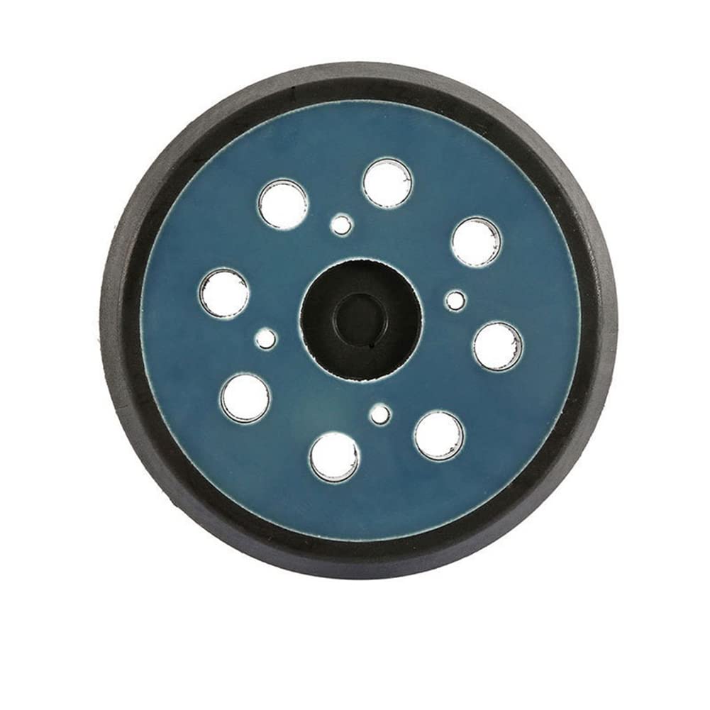 Ctrlzs Black/Blue 5 Inch 8 Holes 125Mm Hook Loop Sanding Backing Pad For Orbital Sander Disk Discs Backup Stick On Pad