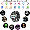 Reloj inteligente militar, smartwatch de 1.52 pulgadas con mensajes y llamadas, monitor de frecuencia cardíaca y sueño las 24 horas, oxígeno en sangre y rastreador de actividad, compatible con iPhone y Android, para hombres y mujeres (negro arriba, 1.52) 8