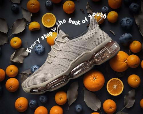 Image of Men's Air Running Shoes Non Slip Workout Casual Sport Shoes for Men Basketball Sneakers Fashion Tennis Sport Fitness Cross Trainers