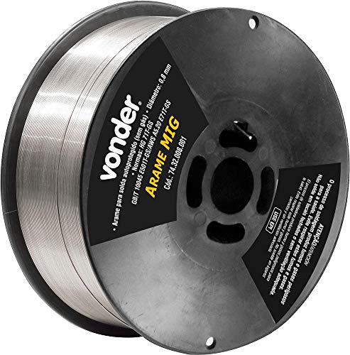 Vonder, Arame Autoprotegido 0,8 Mm, Carretel Plástico De 1 Kg, Sem Gás.