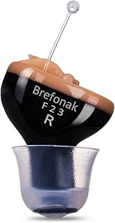 Hearing Amplifier for Seniors Adults Noise-Cancelling - Elderly Listening Assistance Device Products Invisible Voice Sound Amplifiers Hearing Aid Cleaning Brush Included (Black Right)