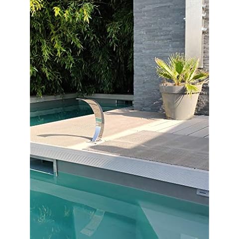 Cascade - Fuente de piscina de acero inoxidable 316 Cover