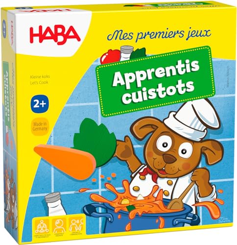 HABA - Mes Premiers Jeux - Apprentis Cuistots - Jeu de société - 2 Ans et Plus - 306350 Coloré