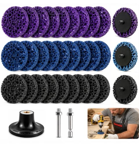 Image of MOLENCO 50mm Paint Stripping Discs, 30 Pcs Grinding Cleaning Discs