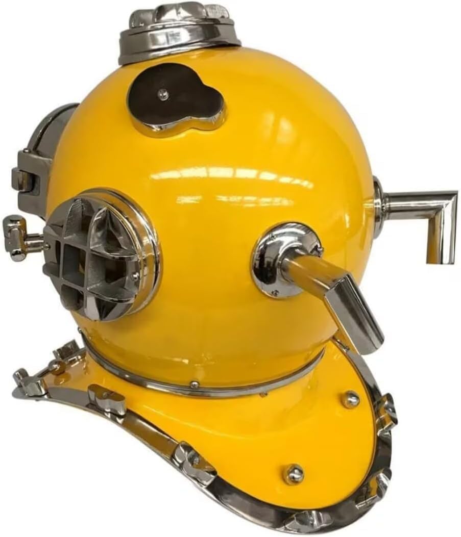 18 Antique Boston Diving Helmet | Scuba Helmet | U.S Navy Deep Sea Divers Helmet, Nautical