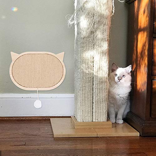 Tapete de arranhão para gatos Balacoo, tapete para arranhões de sisal, tapete para arranhar, placa d