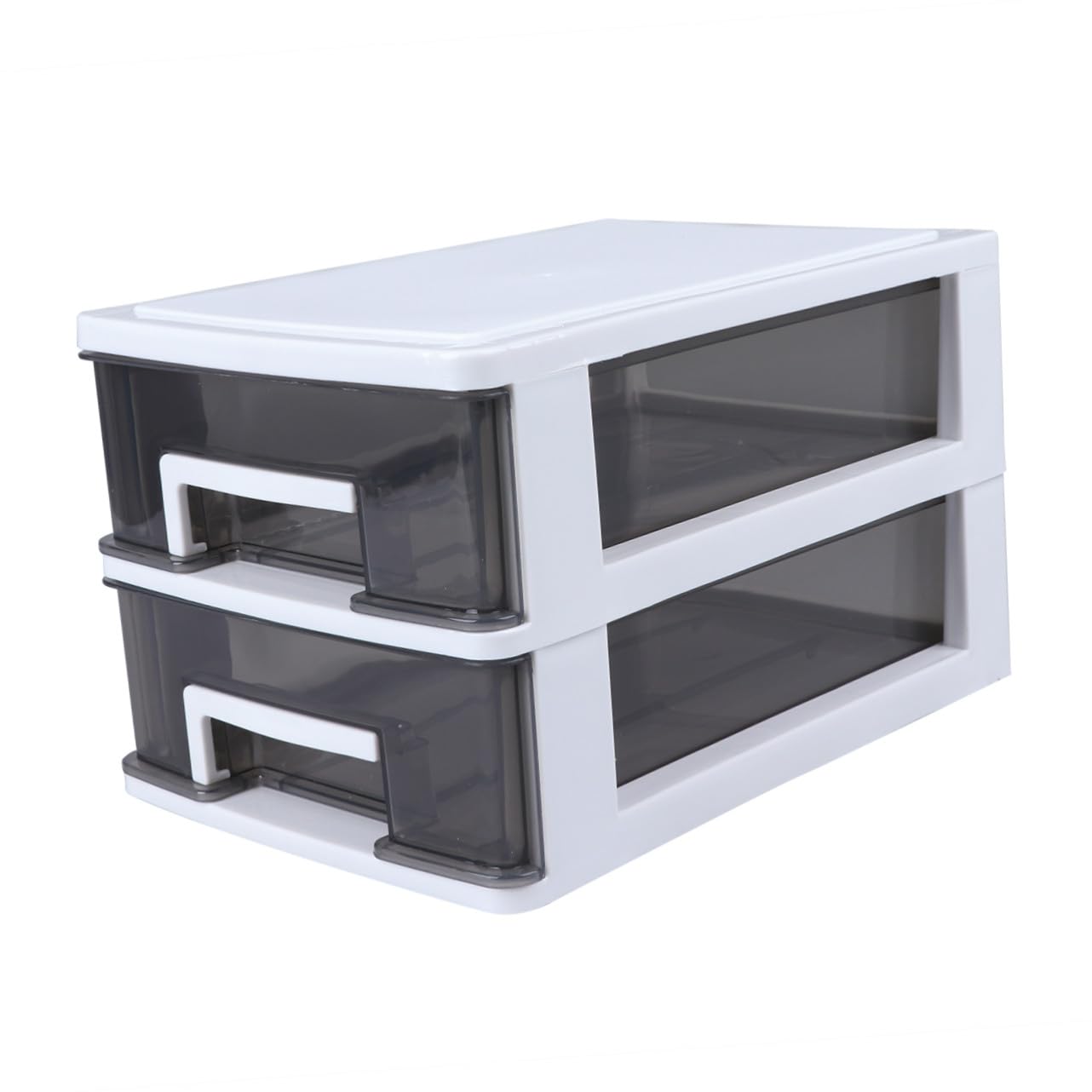 Boîte de rangement double couche pour éliminer le désordre sur le bureau