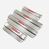 【Hochwertiges Material】: Dieser Einstiegsleistenschutz aus Edelstahl für Autos ist aus hochwertigen Materialien gefertigt, wasserdicht, verschleißfest und langlebig. Verblasst nicht leicht, ist korrosionsbeständig und robust.