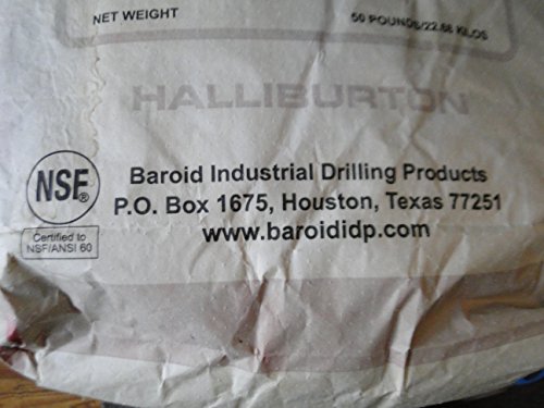 50 Pound Benseal Bentonite Drilling Mud Water Well Pond Foundation Seal Waterproof Baroid Grouting Wyoming Sodium Bentonite #TOP1