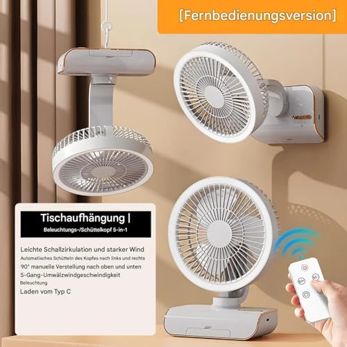 Image of 4000mAh High Speed ๐๐๐๐ก๐๐ซ๐ ๐๐๐๐ฅ๐ Table Fan for Home, ๐๐ฌ๐๐ข๐ฅ๐ฅ๐๐ญ๐ข๐ง๐ ๐๐๐ง with ๐๐๐ ๐๐ข๐ ๐ก๐ญ | ๐๐๐ ๐๐๐ซ๐ฌ๐จ๐ง๐๐ฅ Fan, ๐ ๐๐ฉ๐๐๐ (F1 - White)