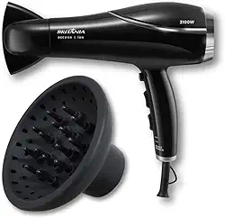 Secador de Cabelo Britânia 2100W Íons Bivolt BSC2150 com Difusor de Cachos