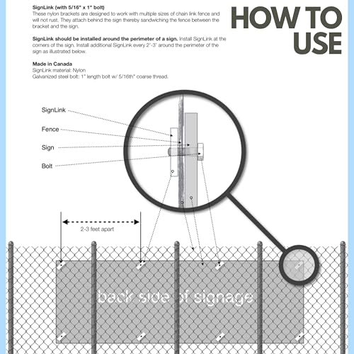 Clôture à maillons et support de panneau ProLink kit fixation acier galvanisé - 4