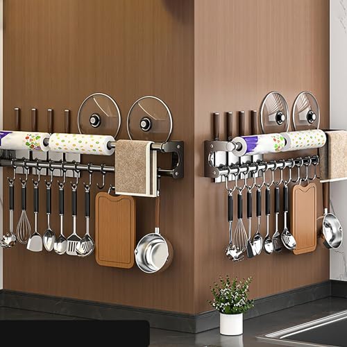Étagère murale à couteaux 2 PC pour optimiser une petite cuisine - 3