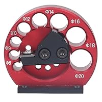 8 Löcher Verstellbarer Dübelherstellungs Vorrichtungssatz, 8 Bis 20 Mm Dübelmacher, Runder Körper aus Aluminiumlegierung Dübelherstellungs Vorrichtungssatz für Weich und Harthölzer