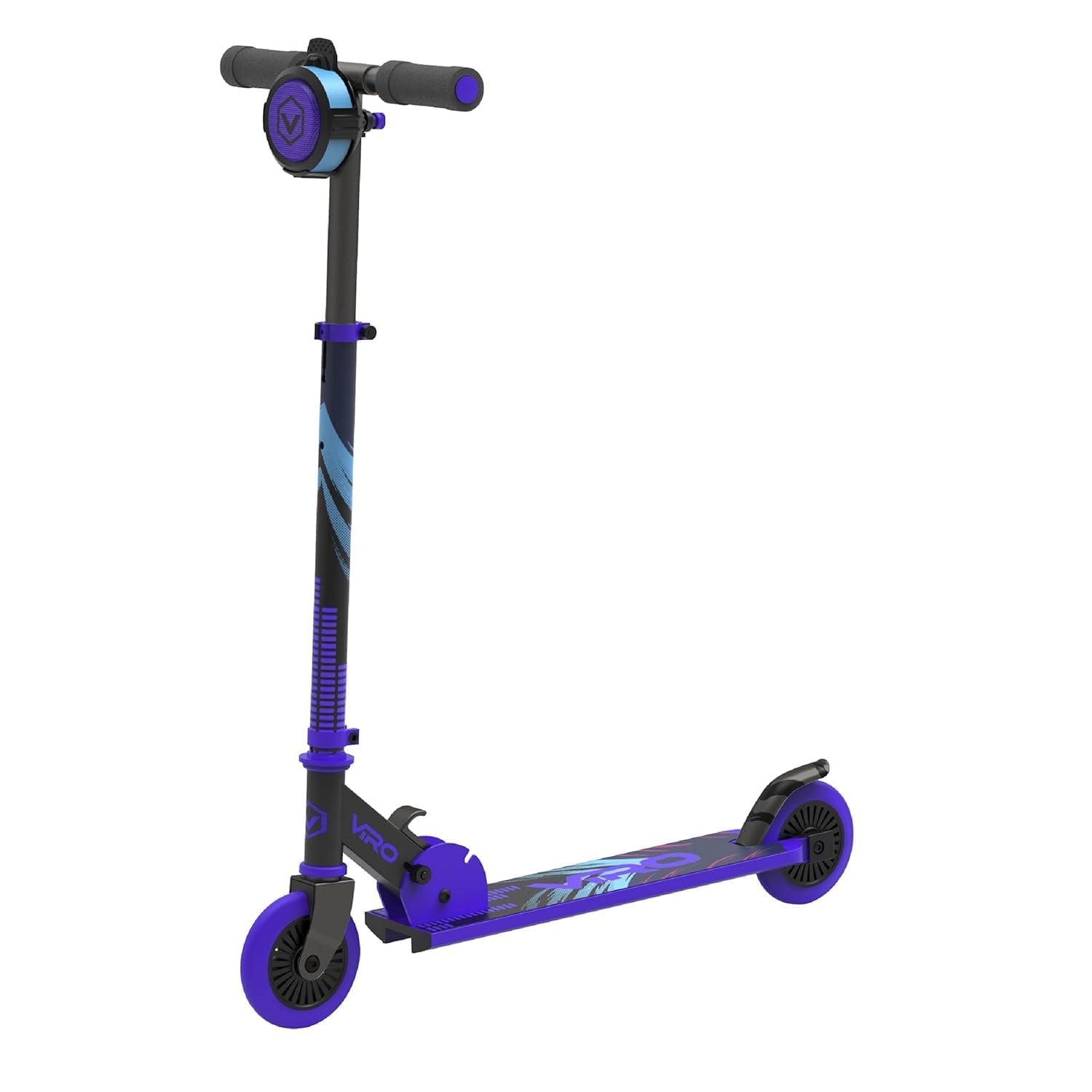 Viro Rides Vr 240 Soundtrack Kick Scooter, Purple, Multicolor, 657030EUc