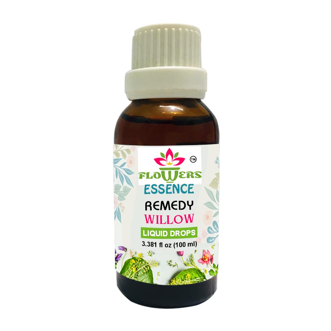 Natural WILLOW 100ml Bach Flower Remedies prepared from the Organic