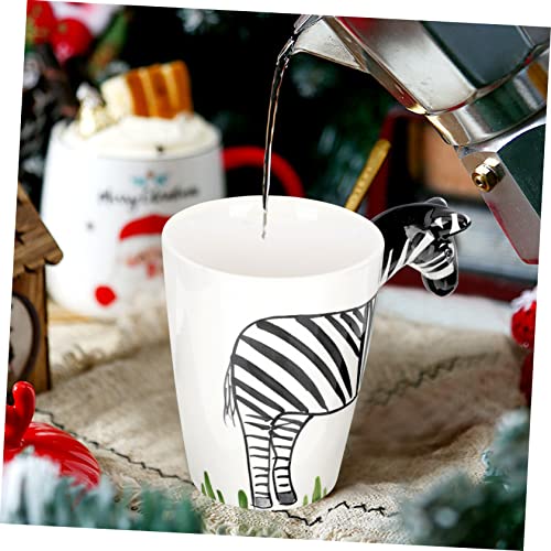 Anneome Conjunto De Natividade Animais 2 Pçs Chá Casa Pintura Animal Porcelana Novidade Viagem Drink