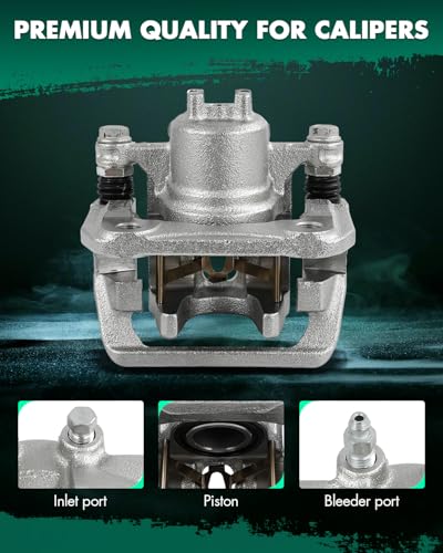 Image of SCITOO 19B2911A Rear Left Disc Brake Caliper Assembly w /Bracket For Acura For RDX 2007-2012,For Honda For Accord Crosstour 2010-2011,For Honda For CR-V 2007-2011