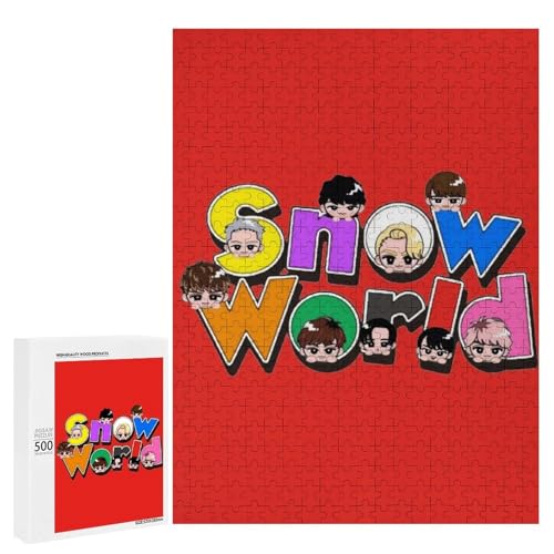 Snow Man �ڍ��@ �p�Y�� 500 PCS �v�����g ���l�E�q�����p �a�����E�L�O���v���[���g �t�@���K�g �Ǌ|���C���e���A�����i