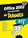 Produktbild Office 2003 für Dummies, XXL-Edition