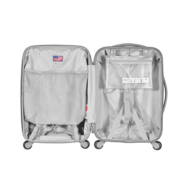 Olympia U.S.A. Denmark 21″ Carryon Spinner, White