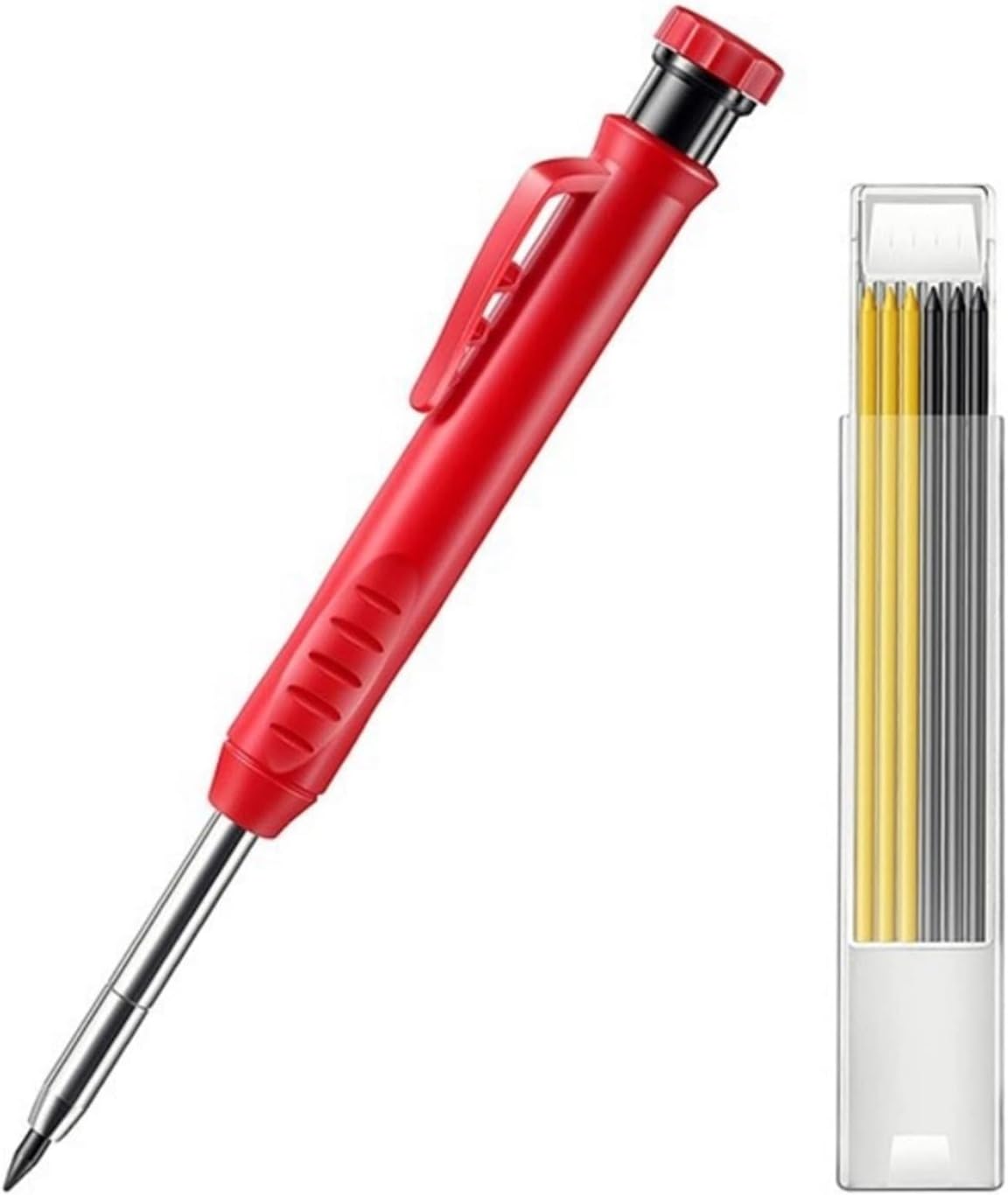 Measurement Tools Solid Carpenter Pencil Set Woodworking Tools Mechanical Pencil 3 Colors Refill Construction Job Tools Carpentry Marking Scriber Portable (Color : Lift Up Kits)