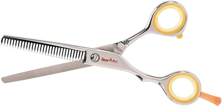 Cricket Centrix Roc-It Dog Professional Stylist 5 Hair Cutting Shears and RTL-30 Thinning Hair Cutting Scissors Duo Set, Salon Barber Supplies for Women and Men Haircut, Lefty