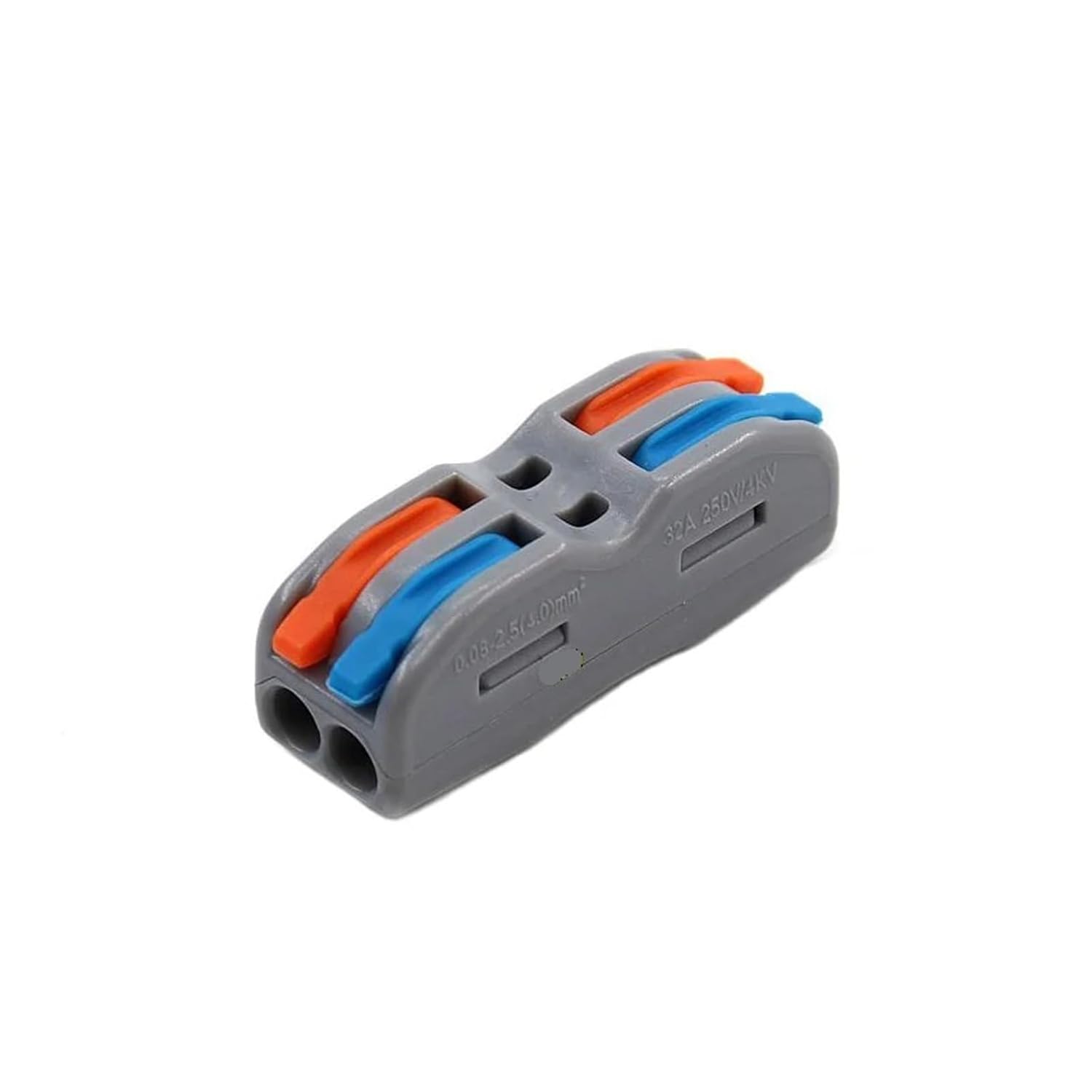 Universal Compact Wiring Splicing Conector Wire Connector 222-412 L+e+d Strip Lighting Electric Quick Connectors Conductor Push-in P421 2 3 Pin Splicing Terminal Blocks(422C,50PCS)