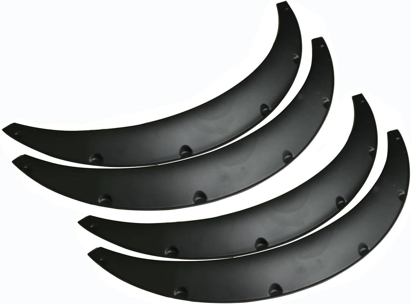 Auto Parts 4pcs 80/89 Cm Car Fender Universal Horn Arch Wing Extender Arch Brow Car Wheel Lip Body Kit Protective Cover Fender