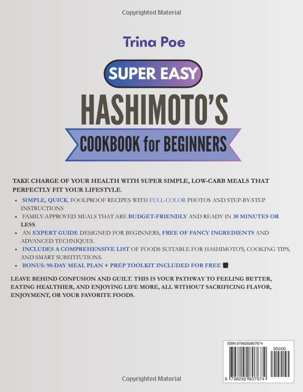 The 30 Minutes Hashimoto 's Meal prep for Beginners: :"365 Days of Quick and Easy Recipes to Fight Fatigue, Increase Energy, and Support Thyroid Health, Stress-Free, and in No Time!!" - Image 2