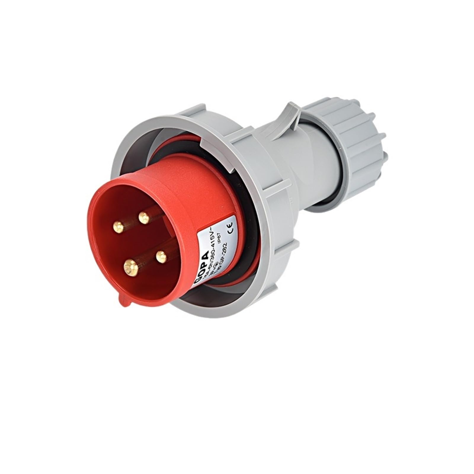Prise étanche IP67 pour panneau industriel 4 broches 16A