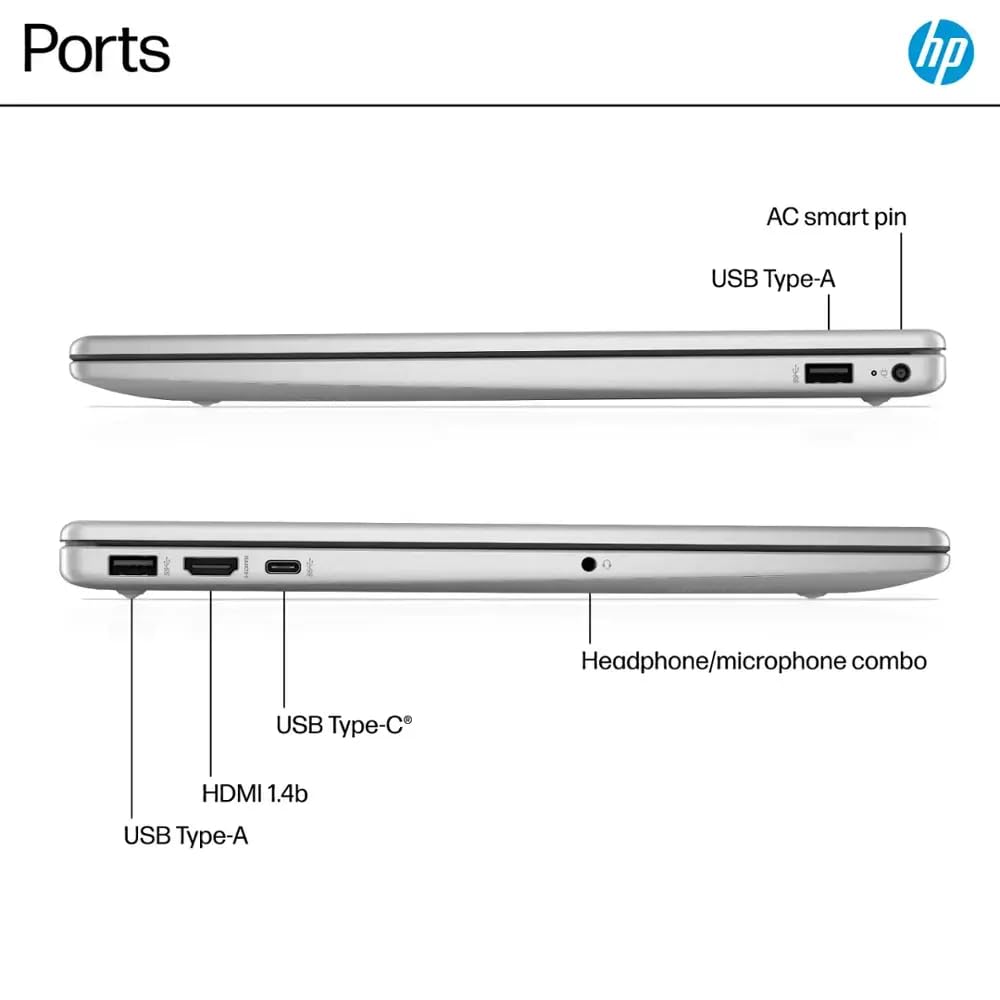 HP 15.6 Touchscreen Business Laptop, 15.6" FHD Touch Display, Intel 13th Gen i7-1355U, 16 GB DDR4 RAM, 1 TB SSD, Iris Xe Graphics, Fast Charge, Windows 11 Pro, W/RH-Accessories