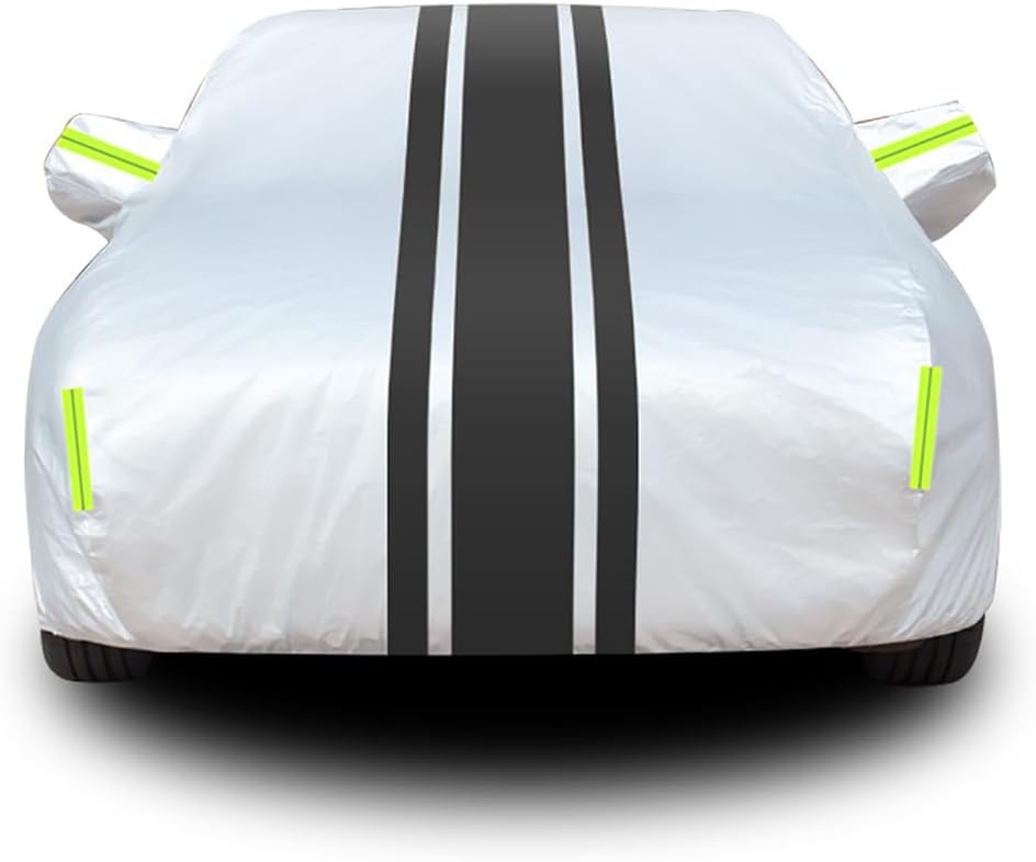 Car Cover for Volkswagen VW Golf 8|Golf Clubsport 45/Golf Active/Golf R/R-Line TSI DSG Car Tarpaulin Car Awning Car Protective Cover Waterproof Breathable Tarpaulin Cover Accessories