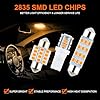 iFunyLED 24 Pieces Dome Light LED Car Interior Bulb Kit Set 194 T10 DE3175 578 31mm 42mm Bulbs Interior Replacement Lights for Car Map License Plate Door Side Marker Cornering Trunk Light - Amber #4