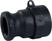 Vista 6 de 2 piezas de accesorios de bloqueo de leva de polietileno (1 pulgada parte A) accesorios de bloqueo de leva y ranura, adaptador macho x rosca NPT