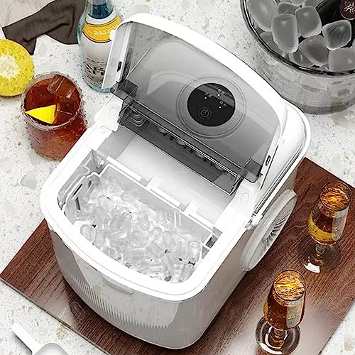 Máquina para hacer hielo portátil compacto para encimera miniatura 6