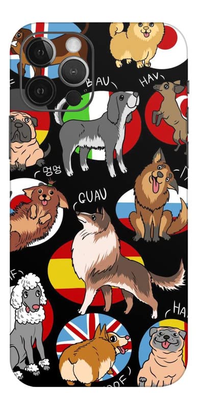 Image of Mobile Skin Sticker Compatible with Apple iPhone 12 Pro Skin Not Back Cover, Camera & Back Protector Mobile Skin Wrap; iPhone 12 PRO-KE-112